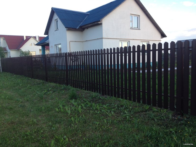 Забор из пластиковых модулей