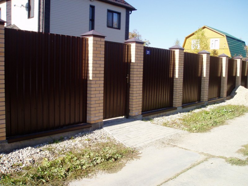 Комбинированные заборы