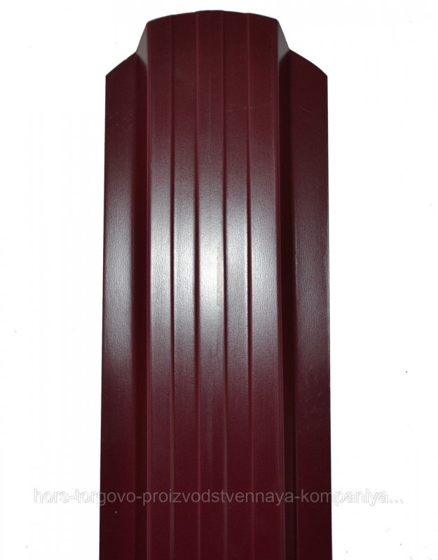 RAL 3005 металлоштакетник