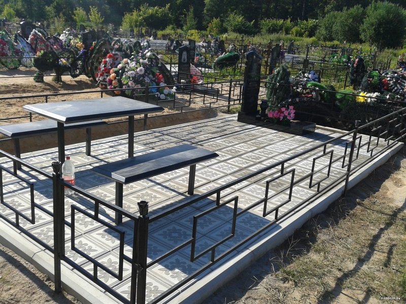 Забор на кладбище (157 фото)