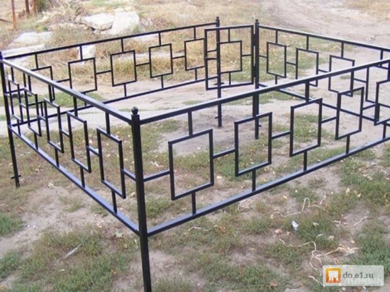 Оградки из профильной трубы