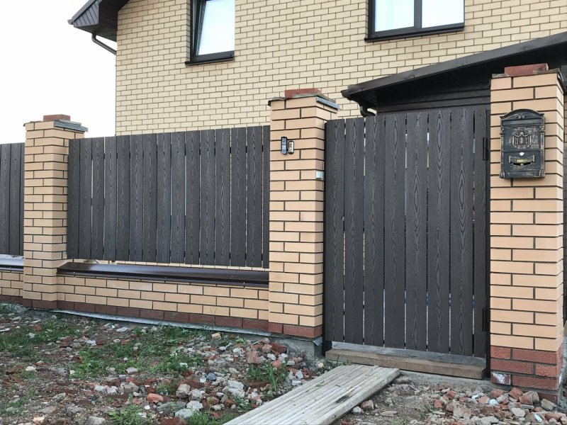 Забор из ДПК Combiwood