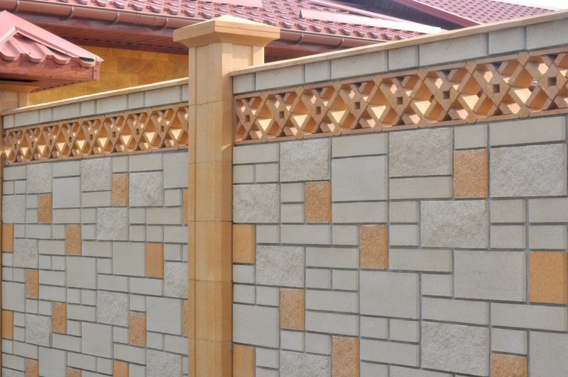 Заборы из французского камня Старая Европа