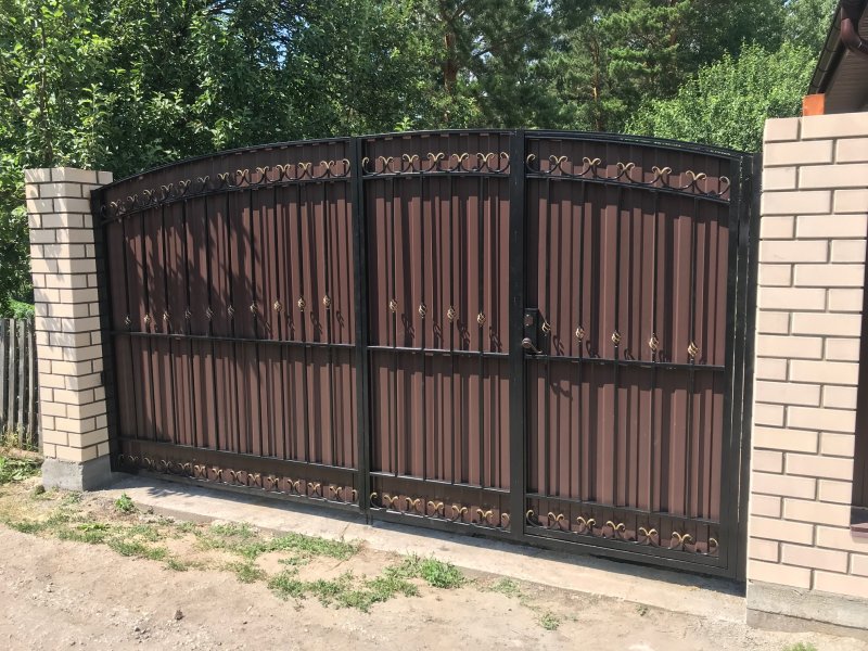 Ворота с калиткой
