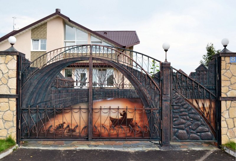 Красивые ворота