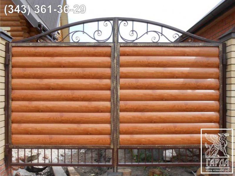 Металлический сайдинг для ворот