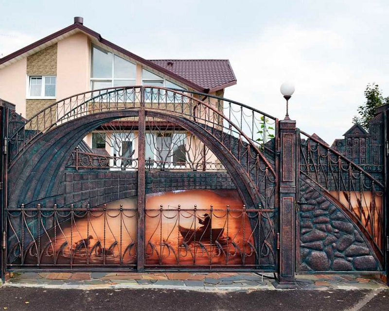Красивые ворота