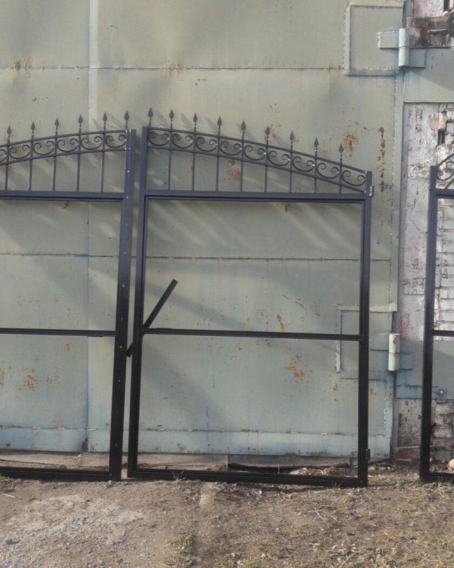 Распашные ворота 6500х2000 раскосы