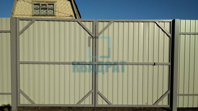 Ворота и калитка из профтрубы 40/20
