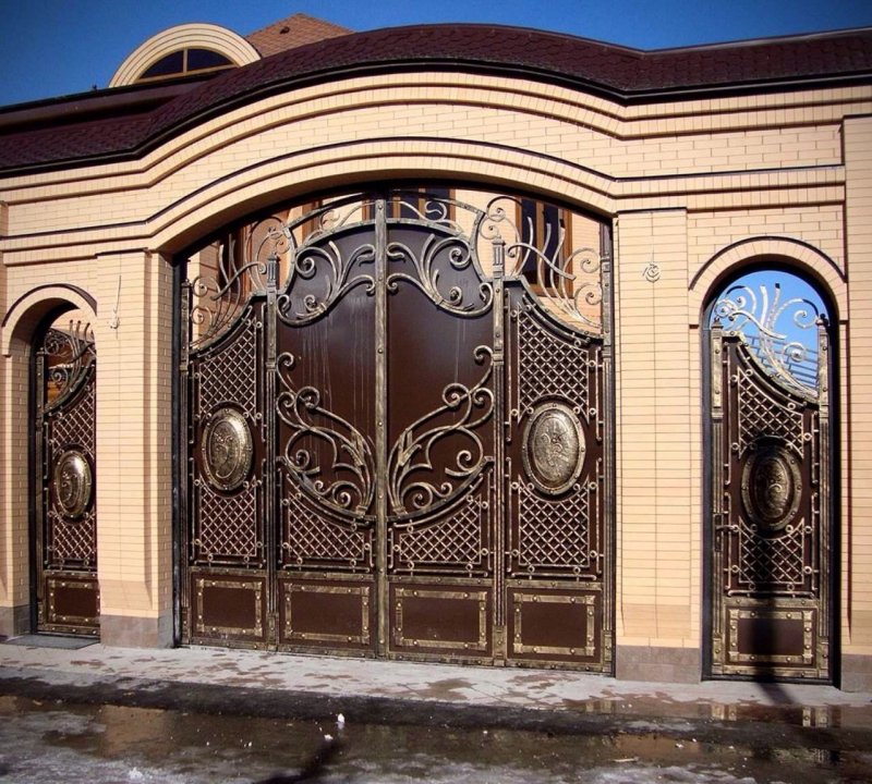 Кованые ворота Сикард