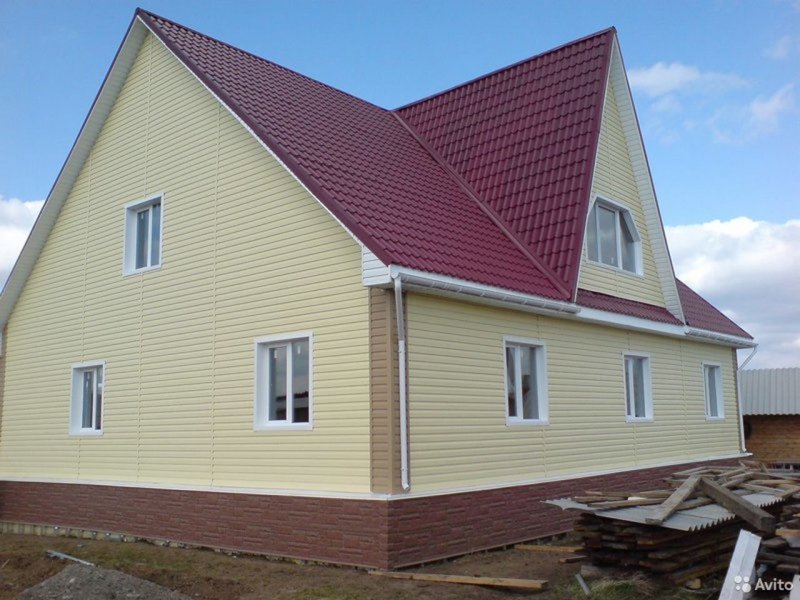 Металлосайдинг евробрус клен