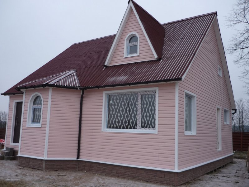 Металлический сайдинг брус RAL 9003