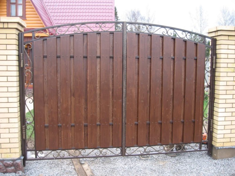 Ворота дачные распашные