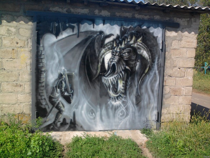 Красивые гаражные ворота