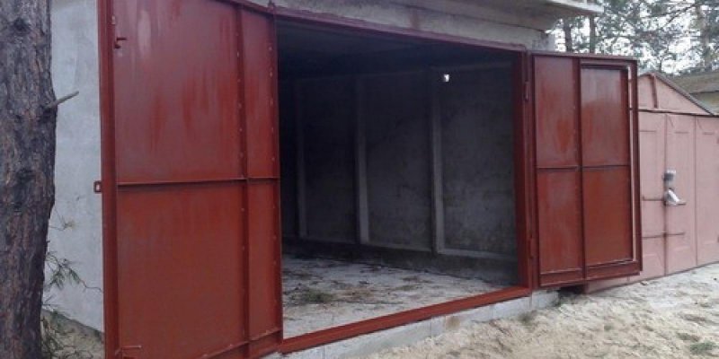 Ворота 3х3 распашные металлические