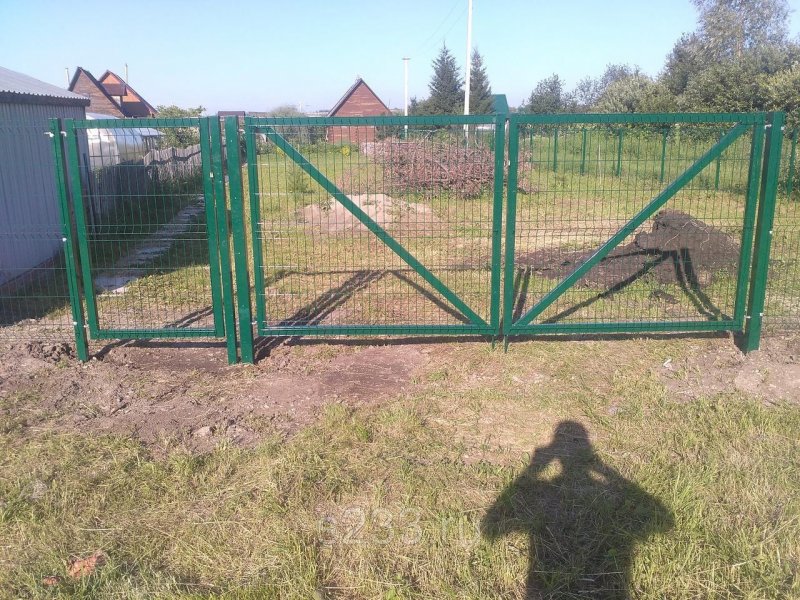 Ворота 3д распашные Fados