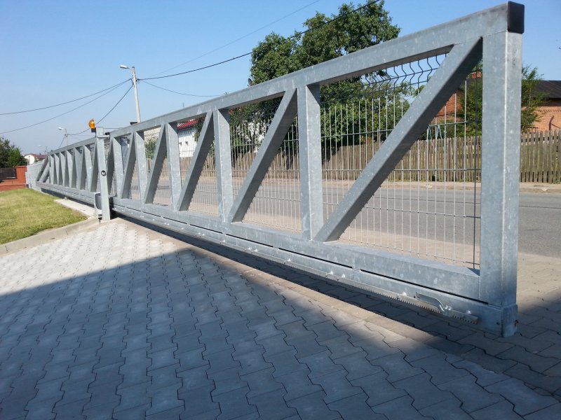 Откатные ворота 10 метров