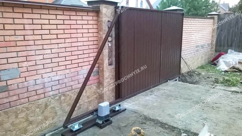 ГЛАВЗАБОР откатные ворота sch-op-7000-pt