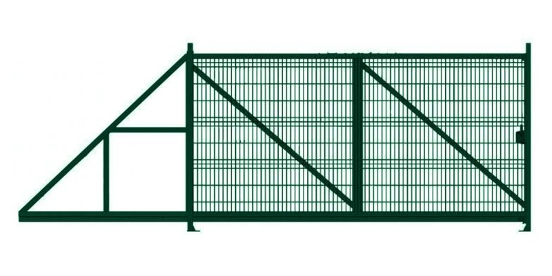 Ворота Profi Lock 2.03х5.0 RAL 6005