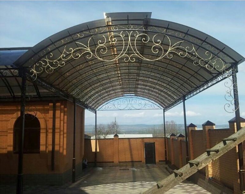 Красивые навесы из лексана