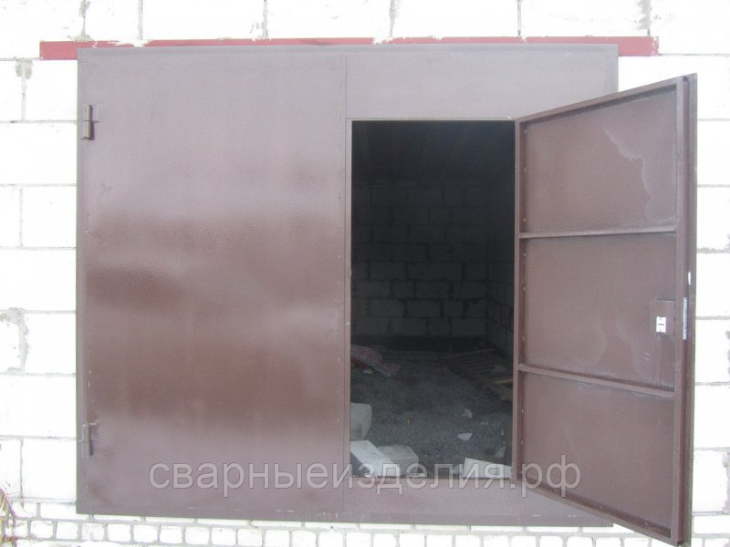 Металлические ворота 2х2 вес