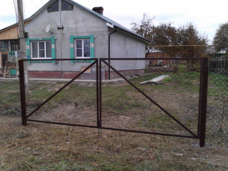 Ворота и калитка из рабицы