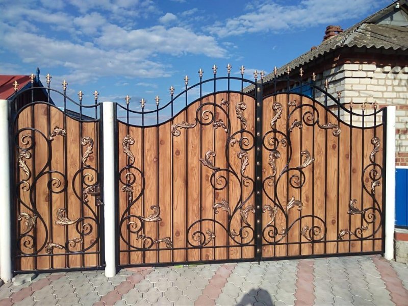 Металлические ворота