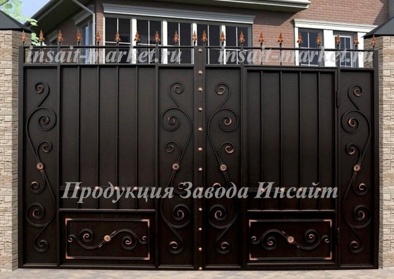 Кованые ворота Сикард
