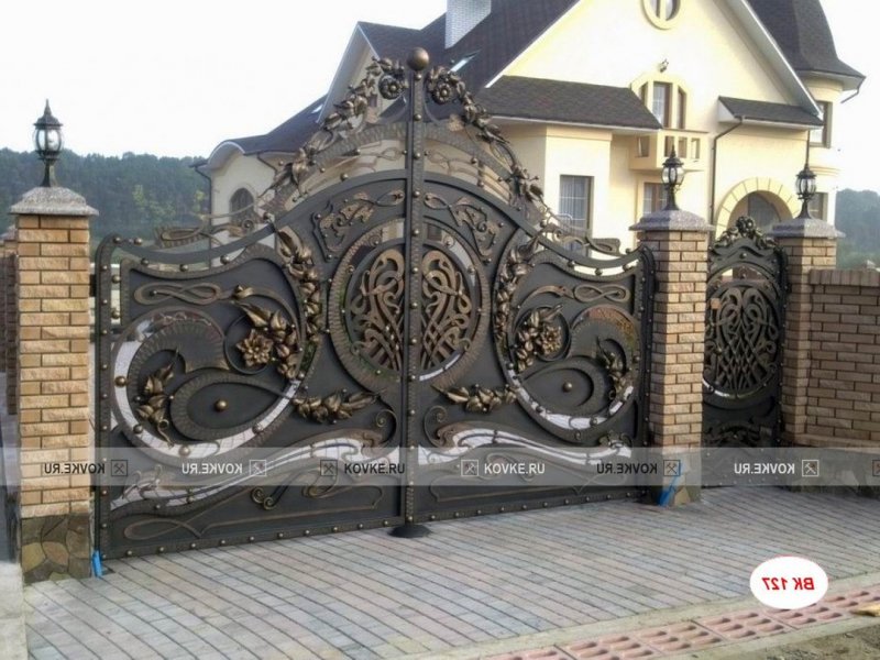 Кованые калитки элитные