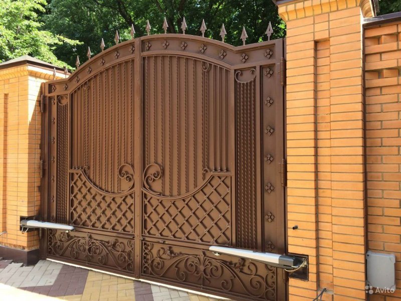 Автоматические распашные ворота