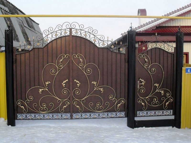 Кованная заборчик эскизы