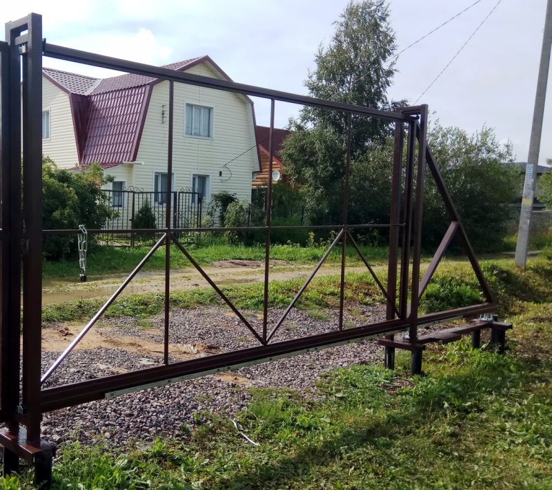 Откатные ворота Grand line