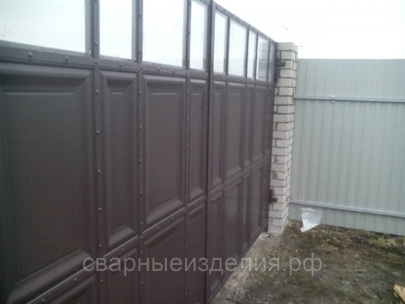 Филенка металлическая для ворот