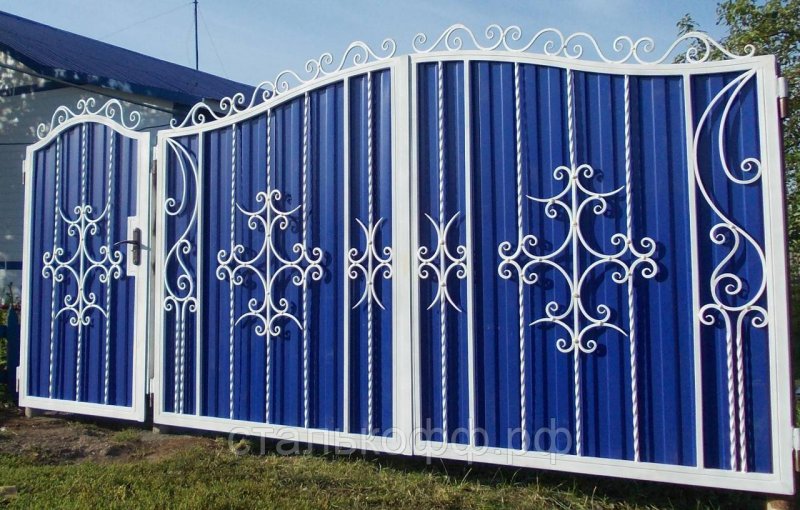 Ворота из плазменной резки