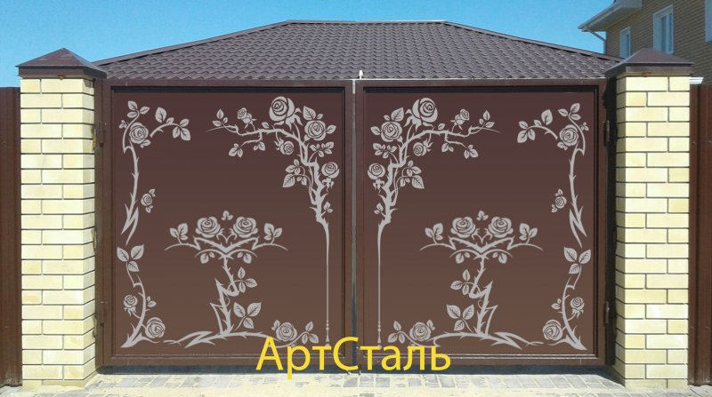 Красиво разрисованные заборы