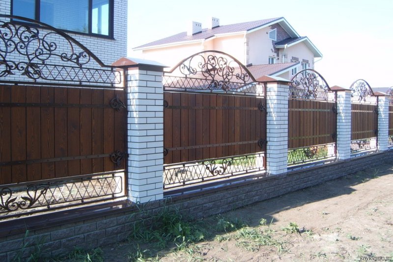 Кованый забор
