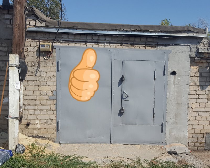 Украсить ворота гаража