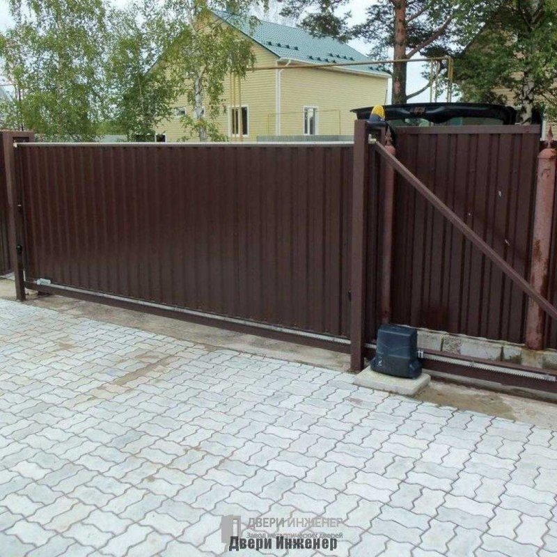 Откатные ворота Бастион Pi 130