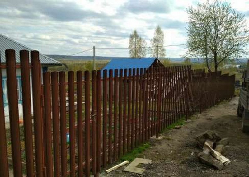 Рама для ворот и калитки готовая из металлоштакетника