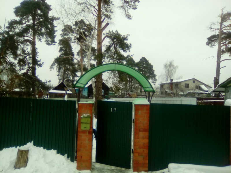 Калитка с навесом