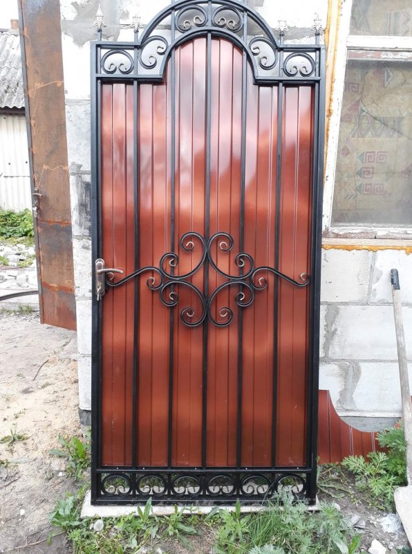 К 2с ворота со сварной сеткой h 1,5м l 3,0м / ППК RAL 8017