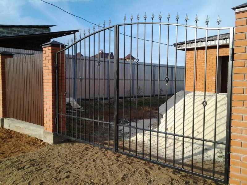 Ворота рабица 4х1,5 без калитки кап в013