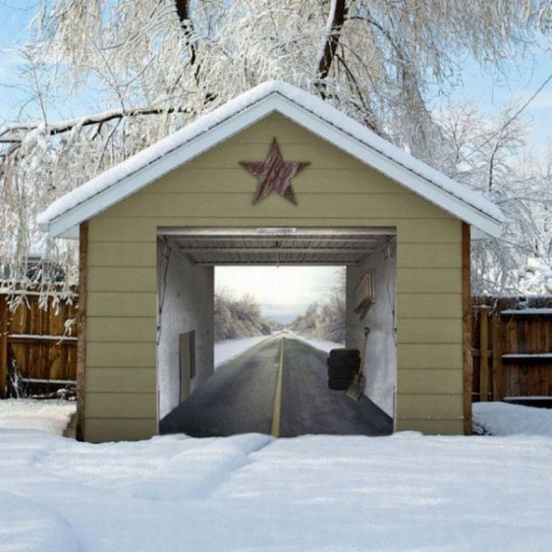 Украсить гараж