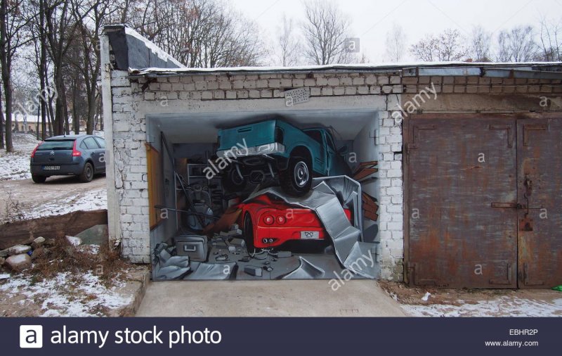 Разрисованные ворота