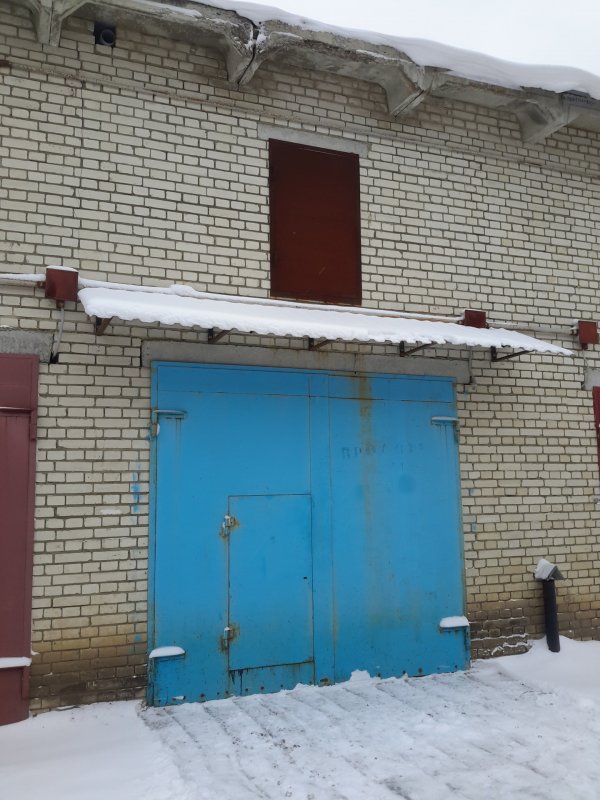 Навес перед гаражом в ГСК