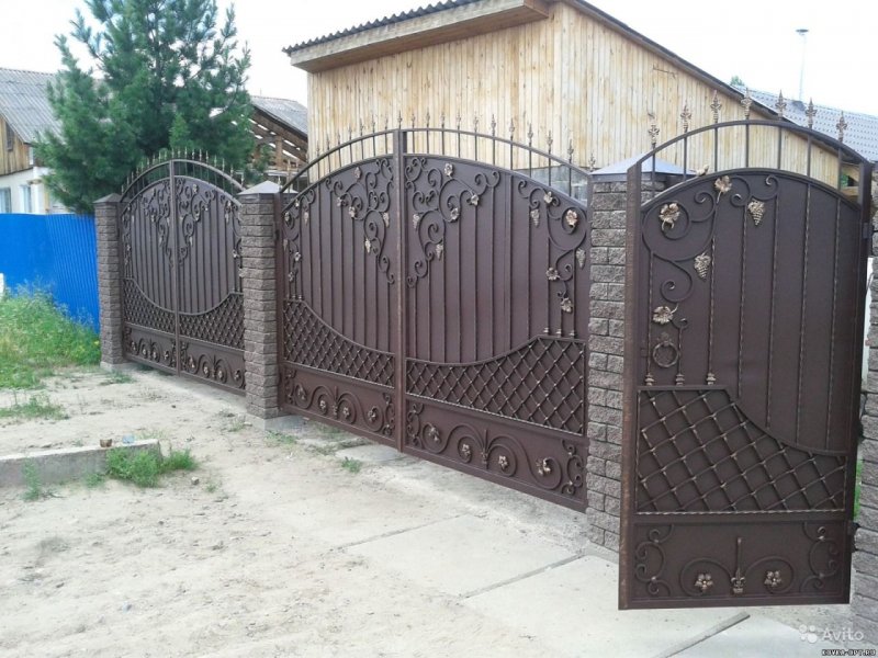 Кованые ворота