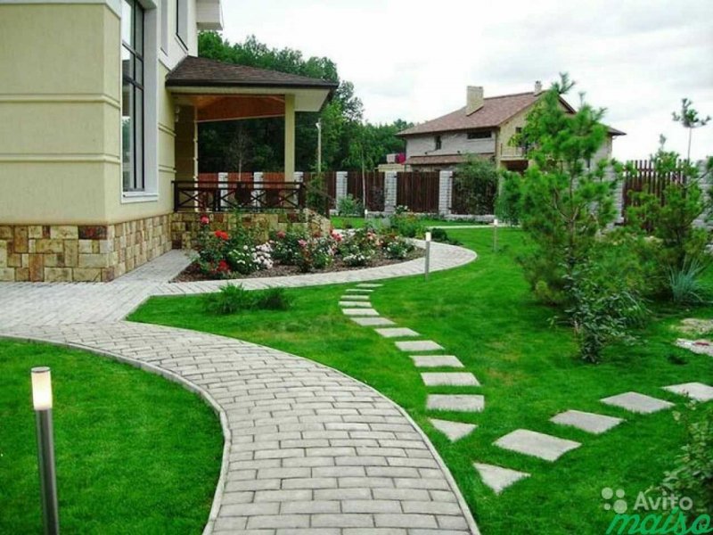 Планировка дорожек на участке