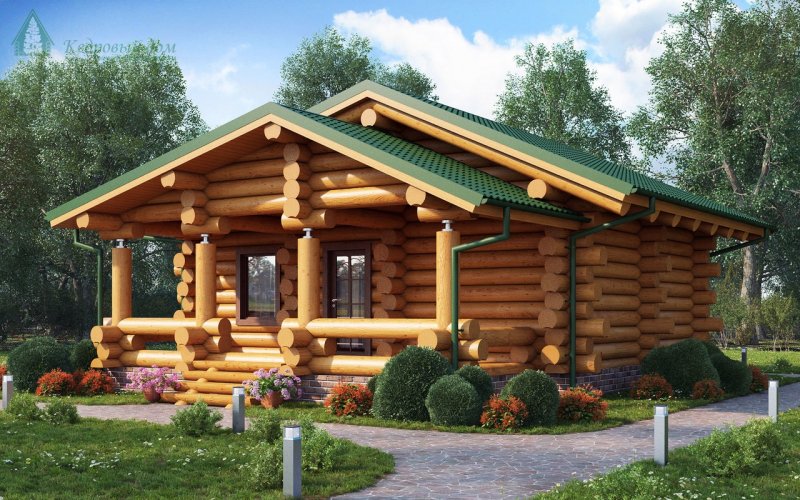 Бревенчатая баня