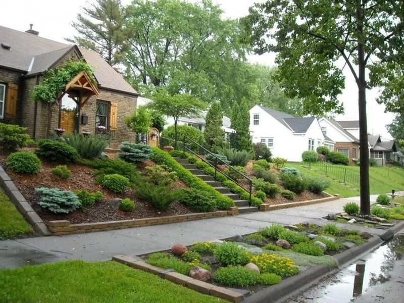 Скандинавский сад Front Yard