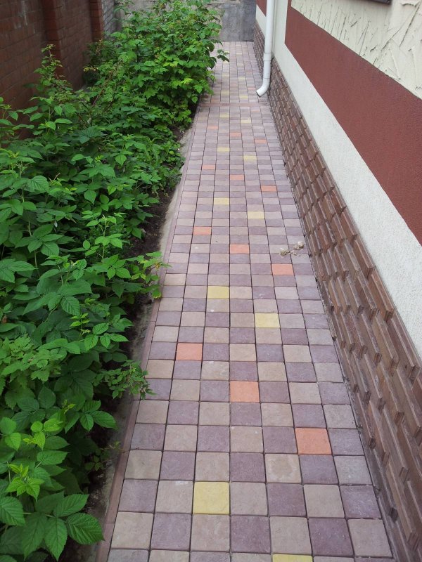 Брусчатка Бавария терракота отмостка